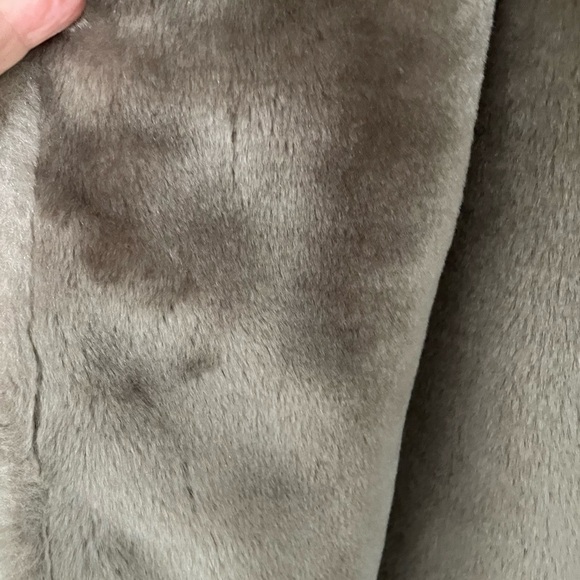 London Fog faux-fur lined tan vintage trench coat in size 10 M - Picture 5 of 11